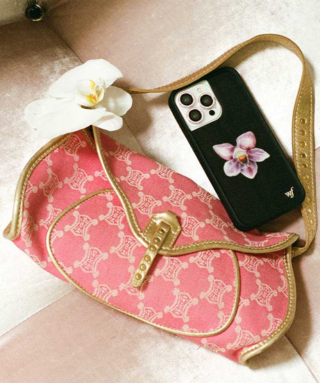 Orchid | Black iPhone Case