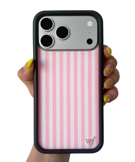 Pink Stripes iPhone Case