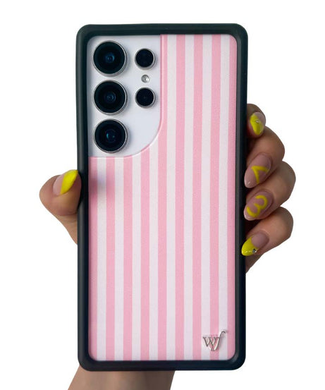Pink Stripes Samsung Galaxy Case
