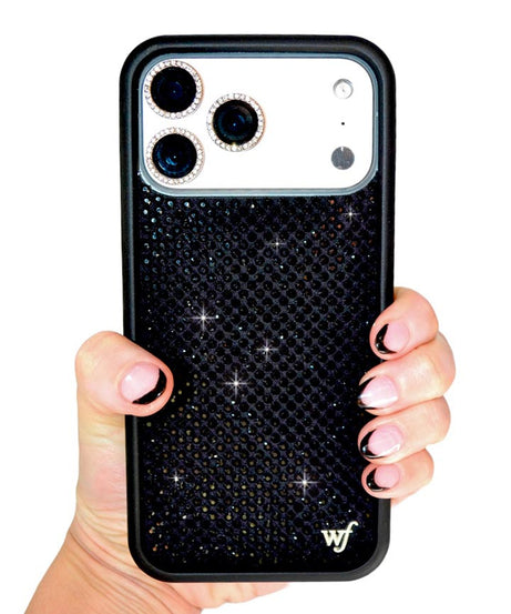 Rhinestone iPhone Case | Black