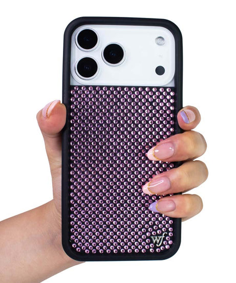 Rhinestone iPhone Case | Pink
