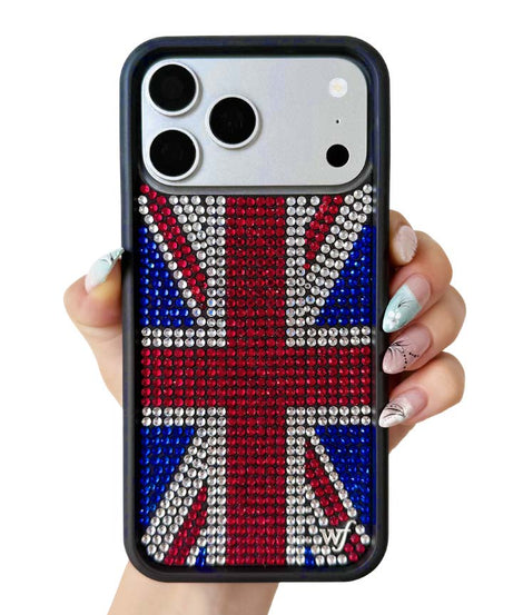 Rhinestone Union Jack iPhone Case