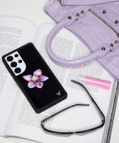Orchid | Black Samsung Galaxy Case