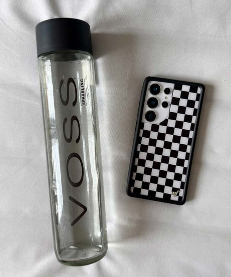 Checkers | Black Samsung Galaxy Case