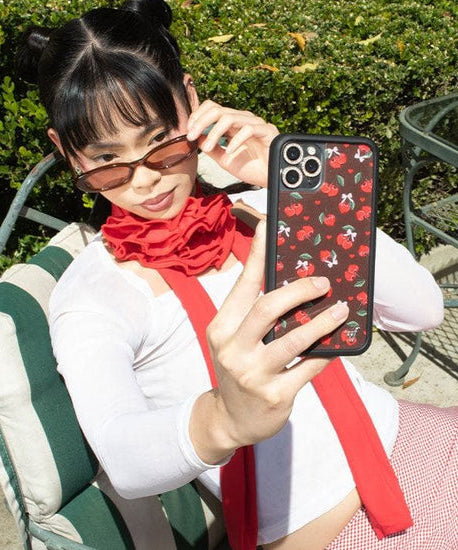 Chocolate Cherries iPhone Case