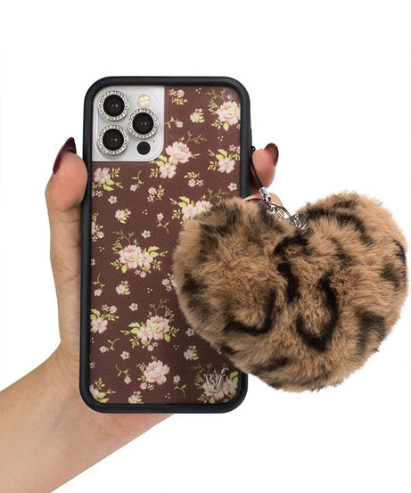 Fuzzy Heart w/ WF Charm | Leopard