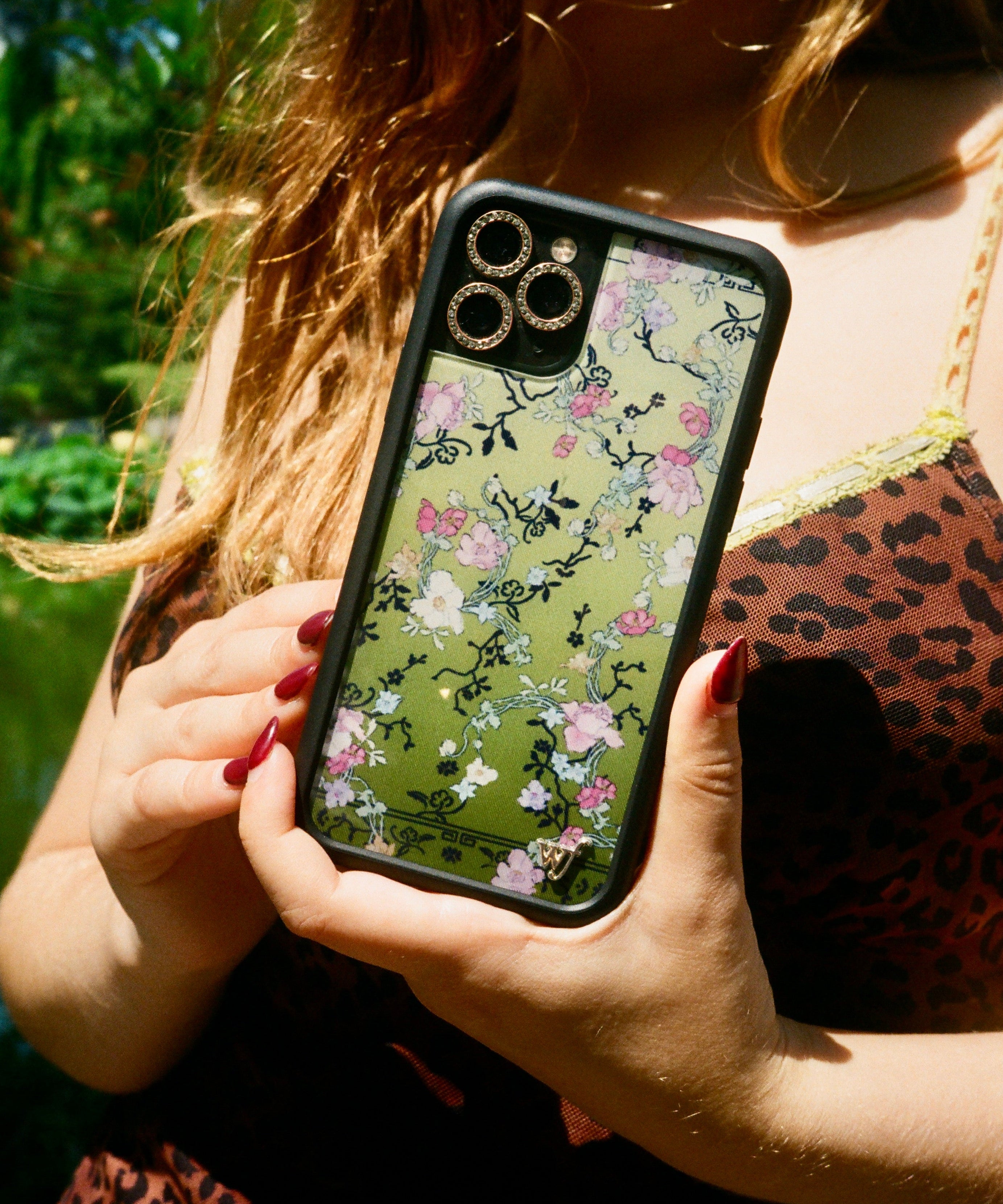 Gallery Girlie Green iPhone Case