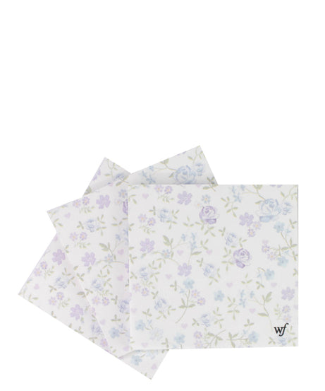 Lilac & Blue Floral Sticky Notes