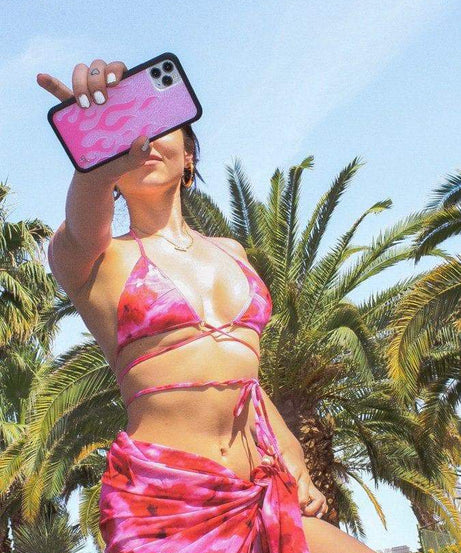 Flames | Pink iPhone Case