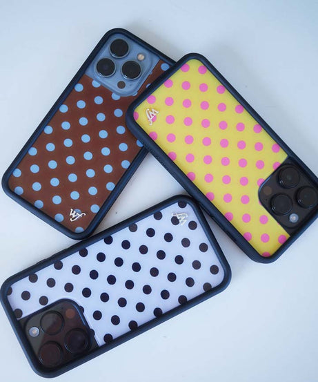 Polka Dot | Yellow and Pink iPhone Case