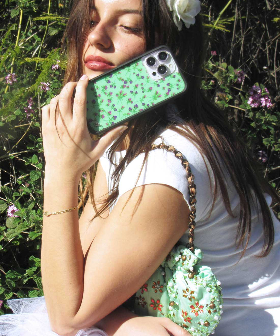 Posie Rosie | Purple iPhone Case