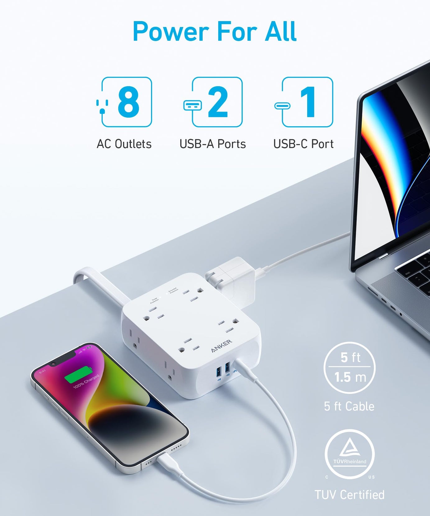 Anker <b>341</b> USB Power Strip