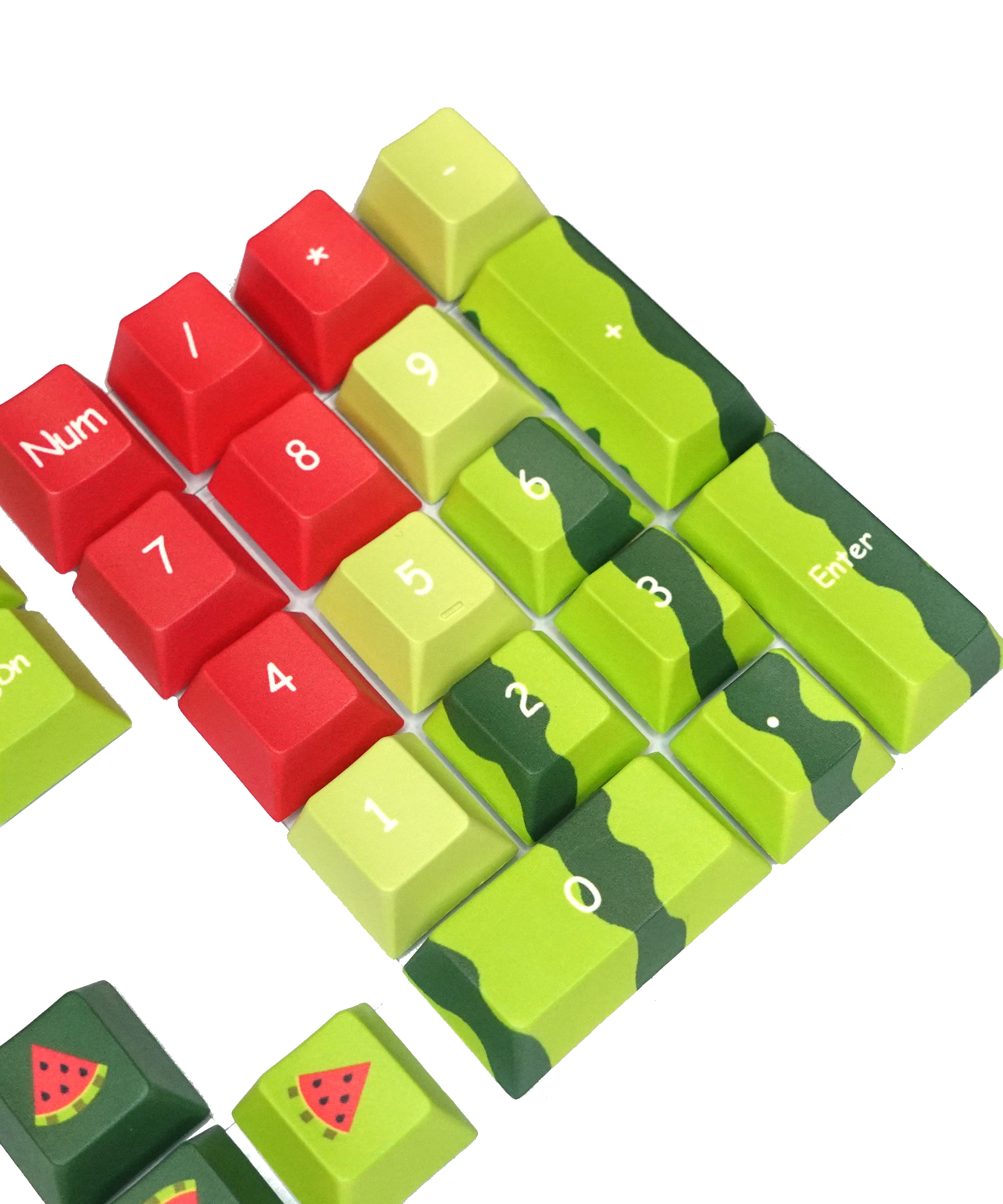 Watermelon Keycaps Set | Cute Fruits Keycap Sets Keyboard