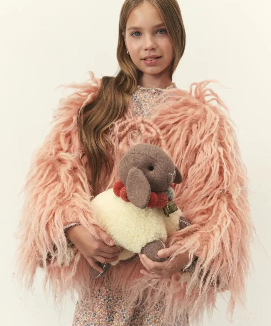 Large Wool Lamb Toy