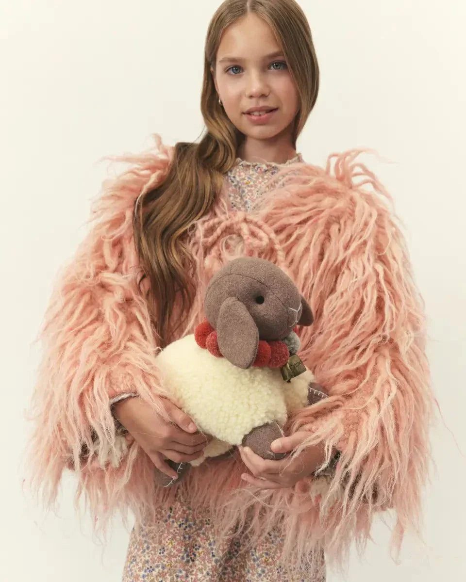 Large Wool Lamb Toy