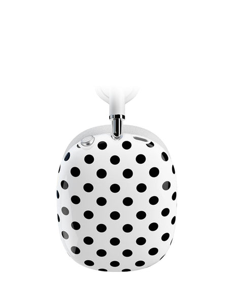Polka Dot | White and Black Airpod Max Cover
