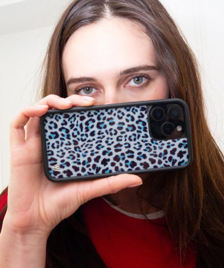 Meow | Blue iPhone Case