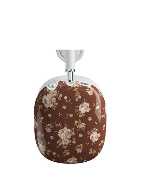 Brown Floral Airpod Max Case