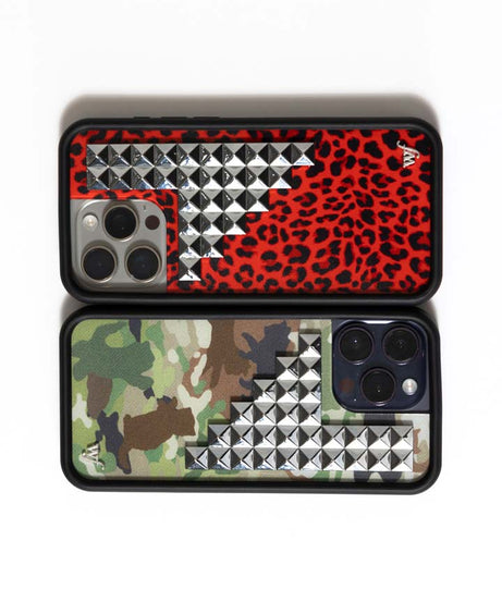 Cat Camo Stud iPhone Case