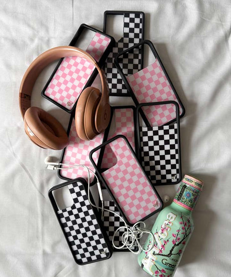 Checkers | Black iPhone Case