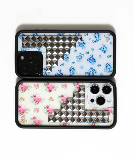 Forget Me Not Floral Stud iPhone Case