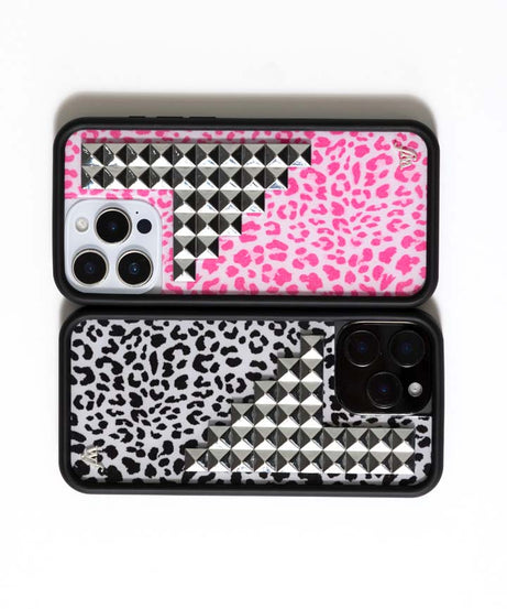 Pink Meow Stud iPhone Case