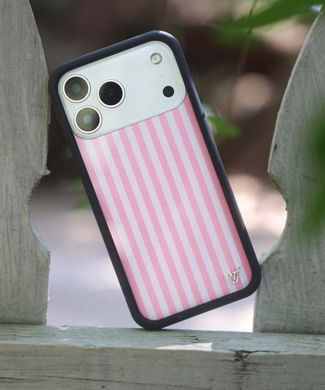 Pink Stripes iPhone Case