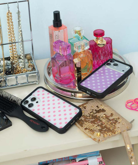 Polka Dot | Lavender and White iPhone Case