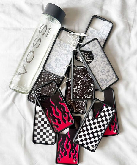 Flames | Black & Red iPhone Case