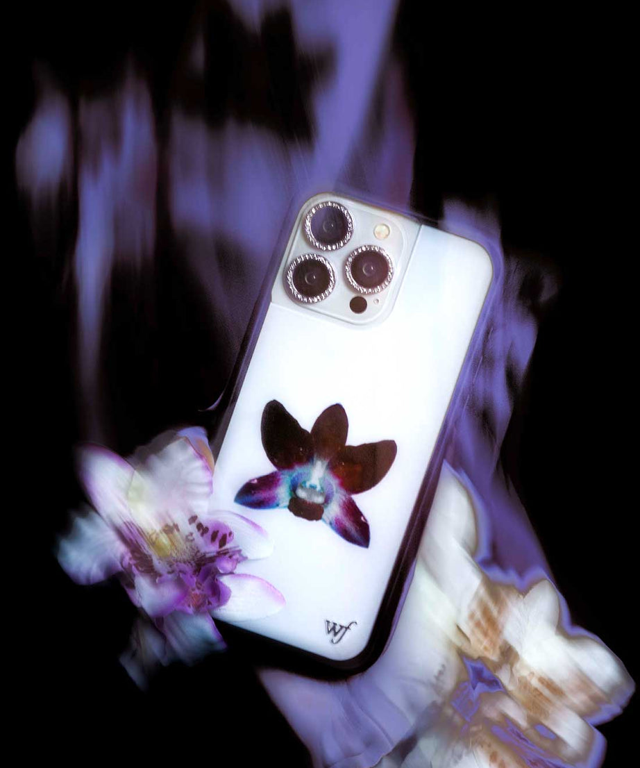Orchid | White iPhone Case