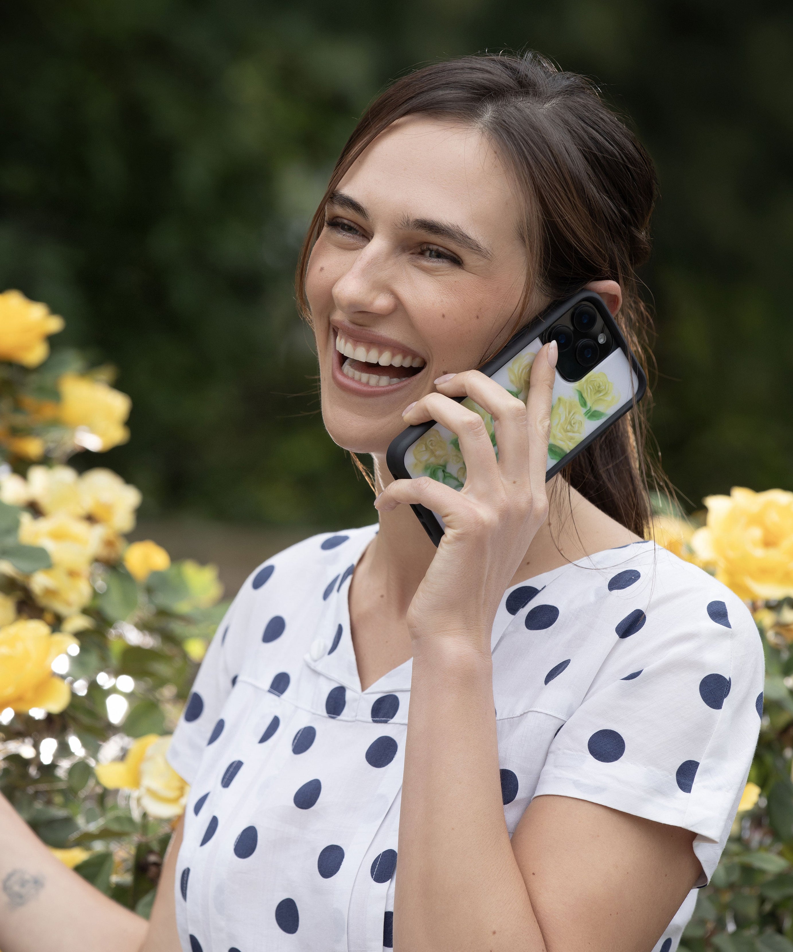 Yellow Roses iPhone Case