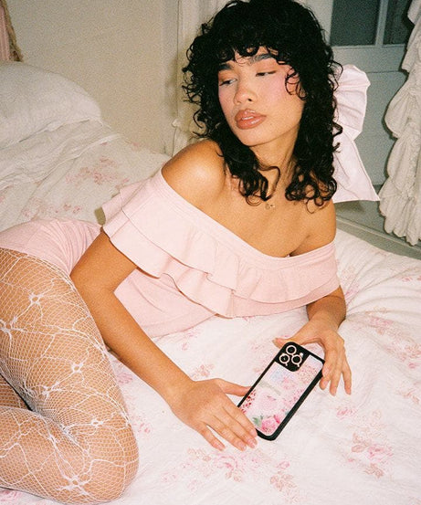 Frilly Floral iPhone Case