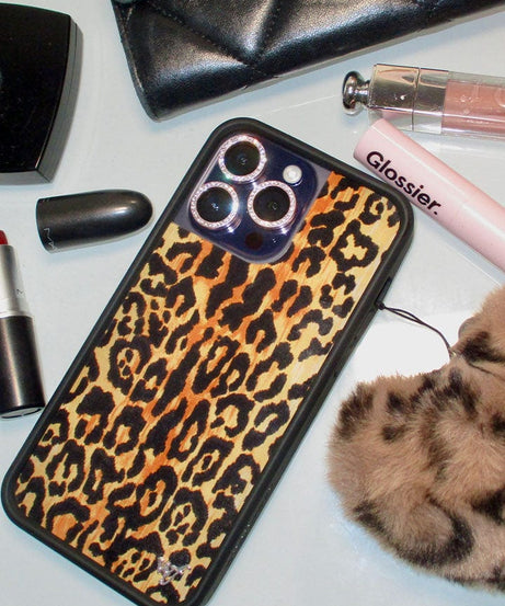 Fuzzy Heart w/ WF Charm | Leopard