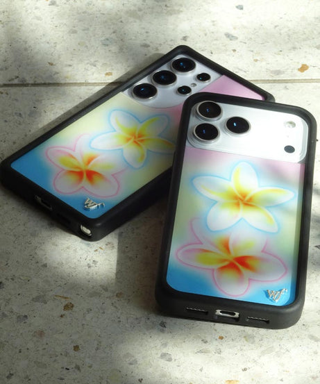 Pastel Plumeria iPhone Case