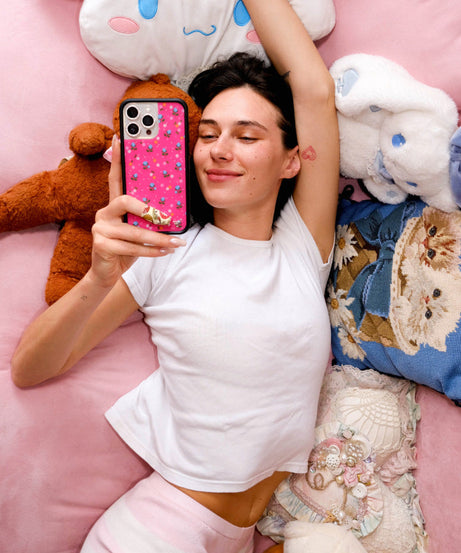 Pink Dainty Florals iPhone Case