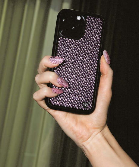 Rhinestone iPhone Case | Pink