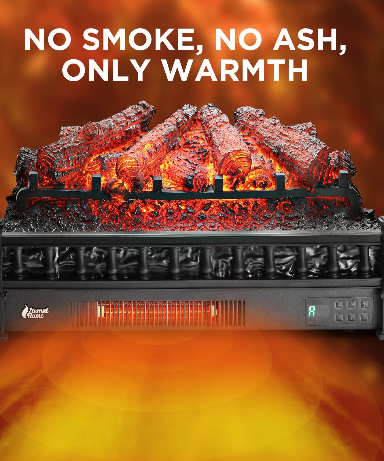 (Open Box) Eternal Flame EF26-PB Electric Fireplace Logs