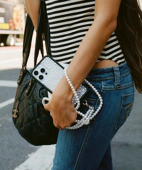 Pearl Crossbody | White