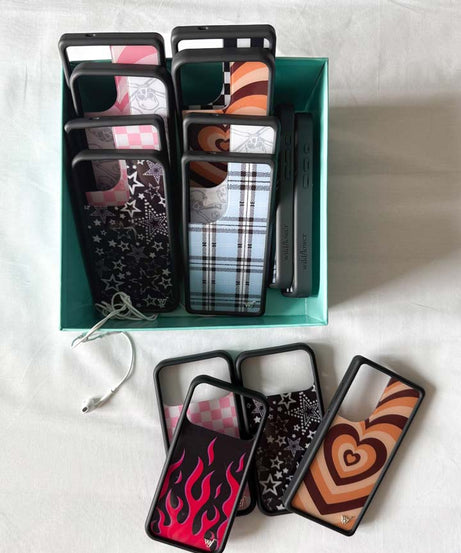 Flames | Black & Red iPhone Case