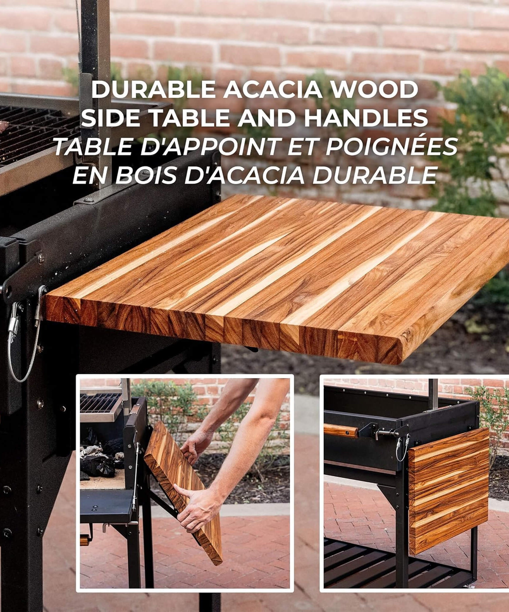 [05X02FT] Heavy-Duty Argentine Santa Maria Wood Fire And Charcoal BBQ Grill With Brasero (SAK52731)