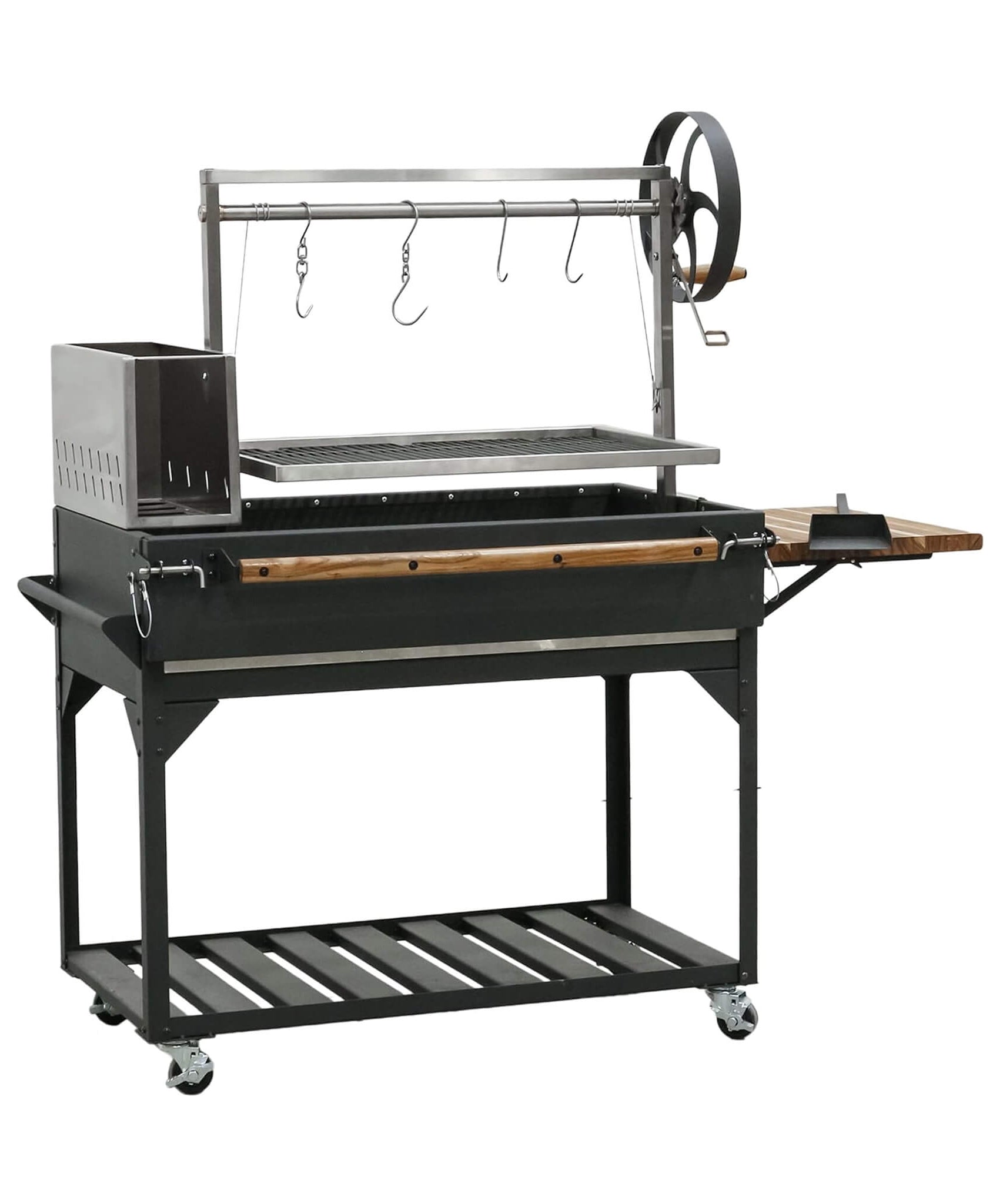 [05X02FT] Heavy-Duty Argentine Santa Maria Wood Fire And Charcoal BBQ Grill With Brasero (SAK52731)