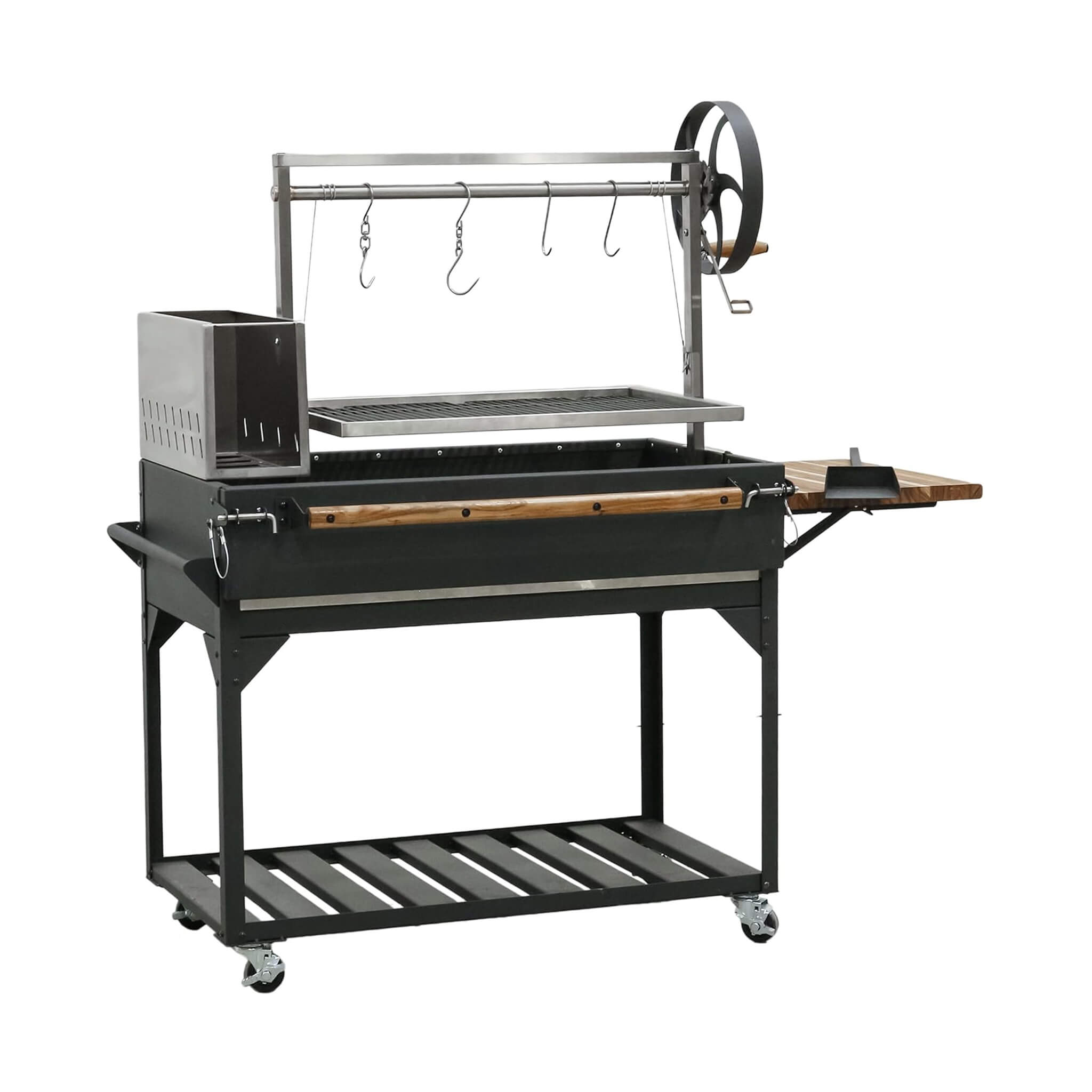 [05X02FT] Heavy-Duty Argentine Santa Maria Wood Fire And Charcoal BBQ Grill With Brasero (SAK52731)
