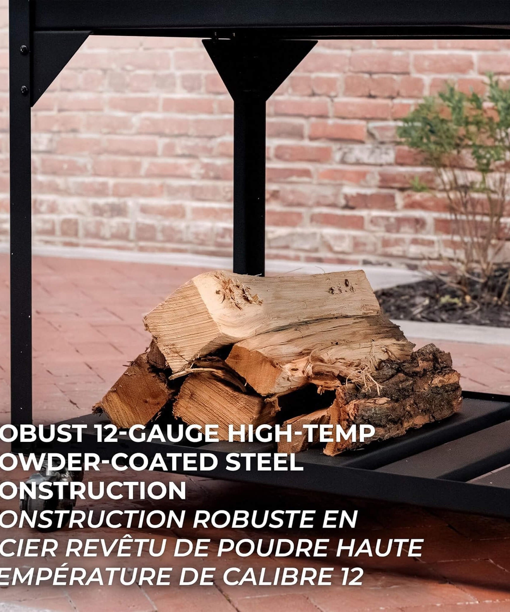 [05X02FT] Heavy-Duty Argentine Santa Maria Wood Fire And Charcoal BBQ Grill With Brasero (SAK52731)