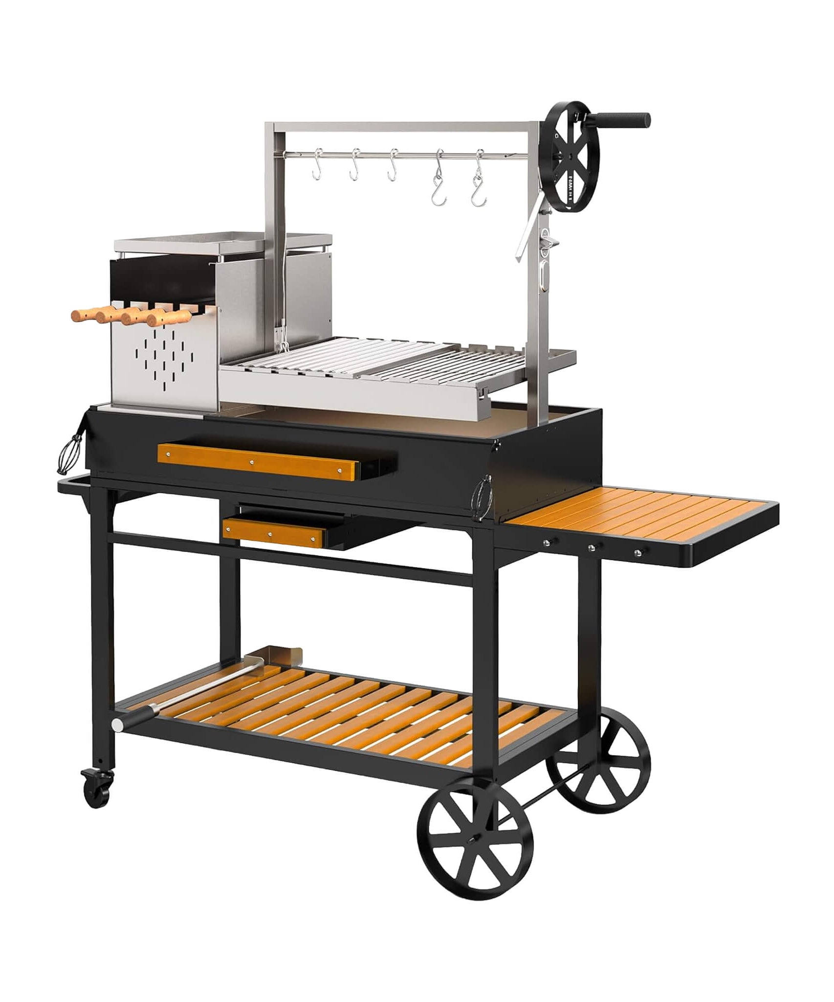 [05X03FT] Heavy-Duty Argentine Santa Maria All-In-One BBQ Grill With Brasero (SAK31862)