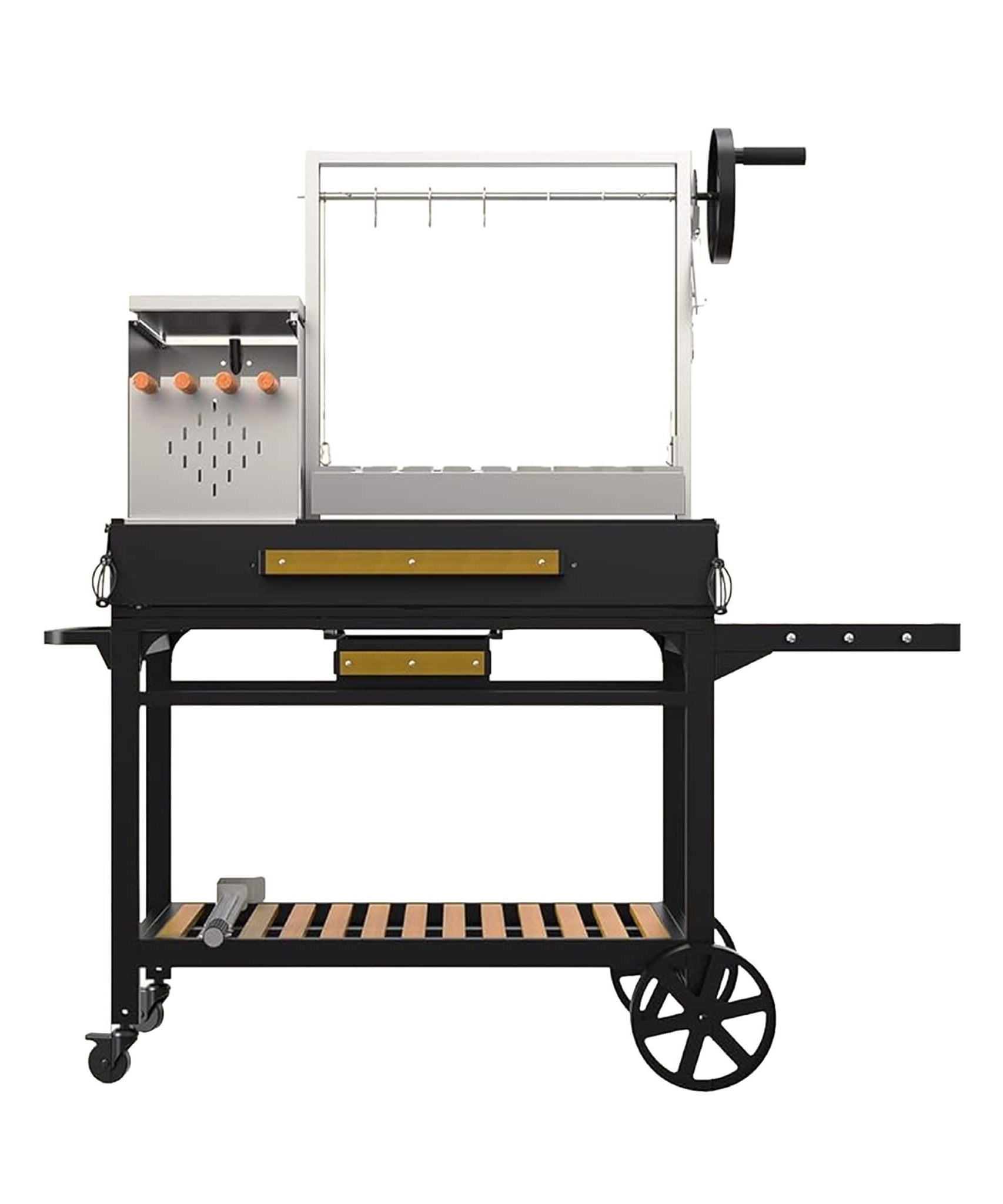[05X03FT] Heavy-Duty Argentine Santa Maria All-In-One BBQ Grill With Brasero (SAK31862)