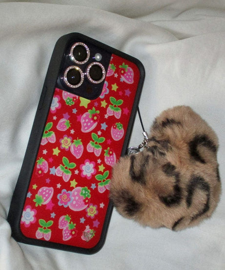 Fuzzy Heart w/ WF Charm | Leopard