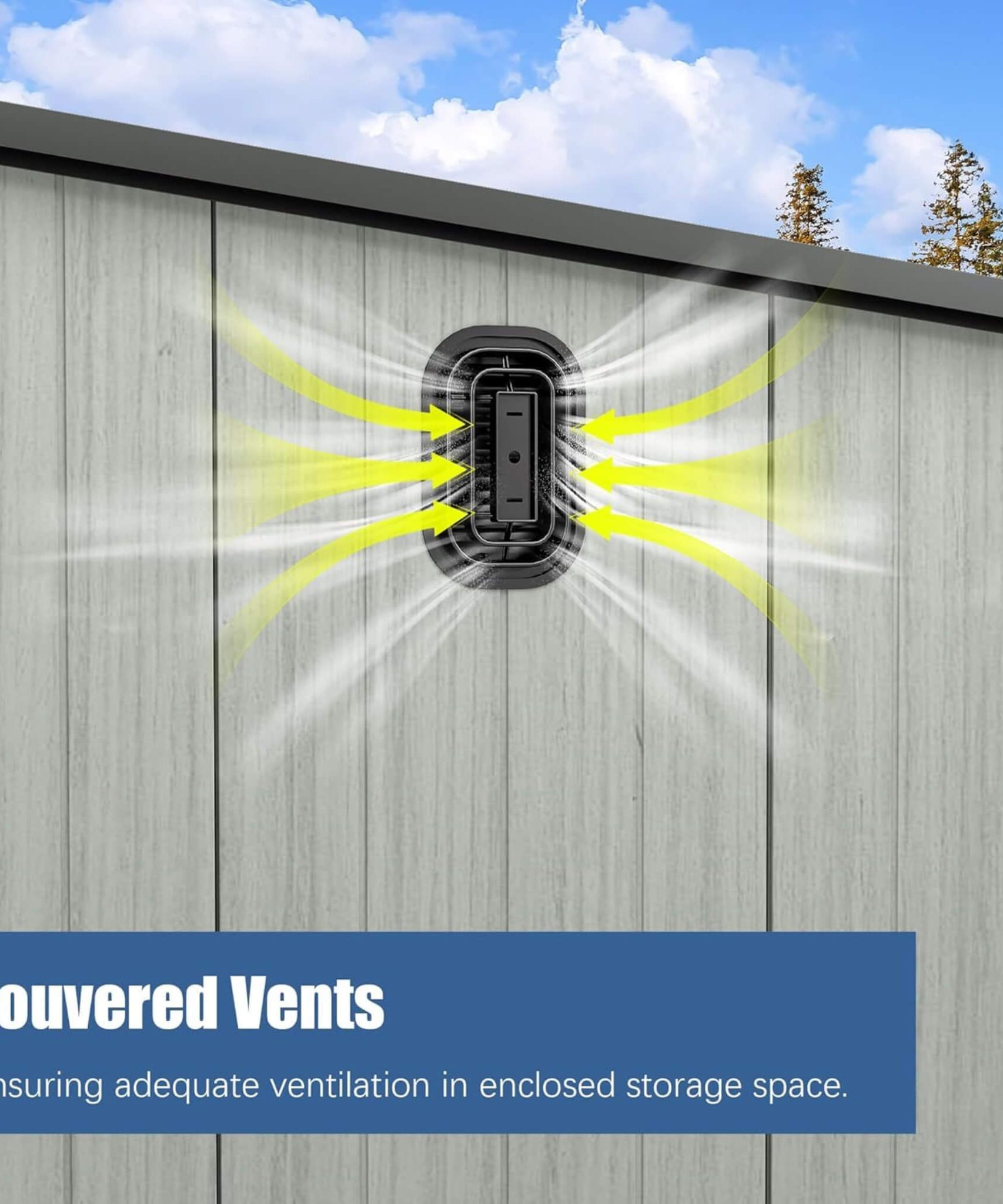[06X08FT] Alora Outdoor Resin Storage Shed With Lockable Double Doors And Sloping Roof (SAK73286)
