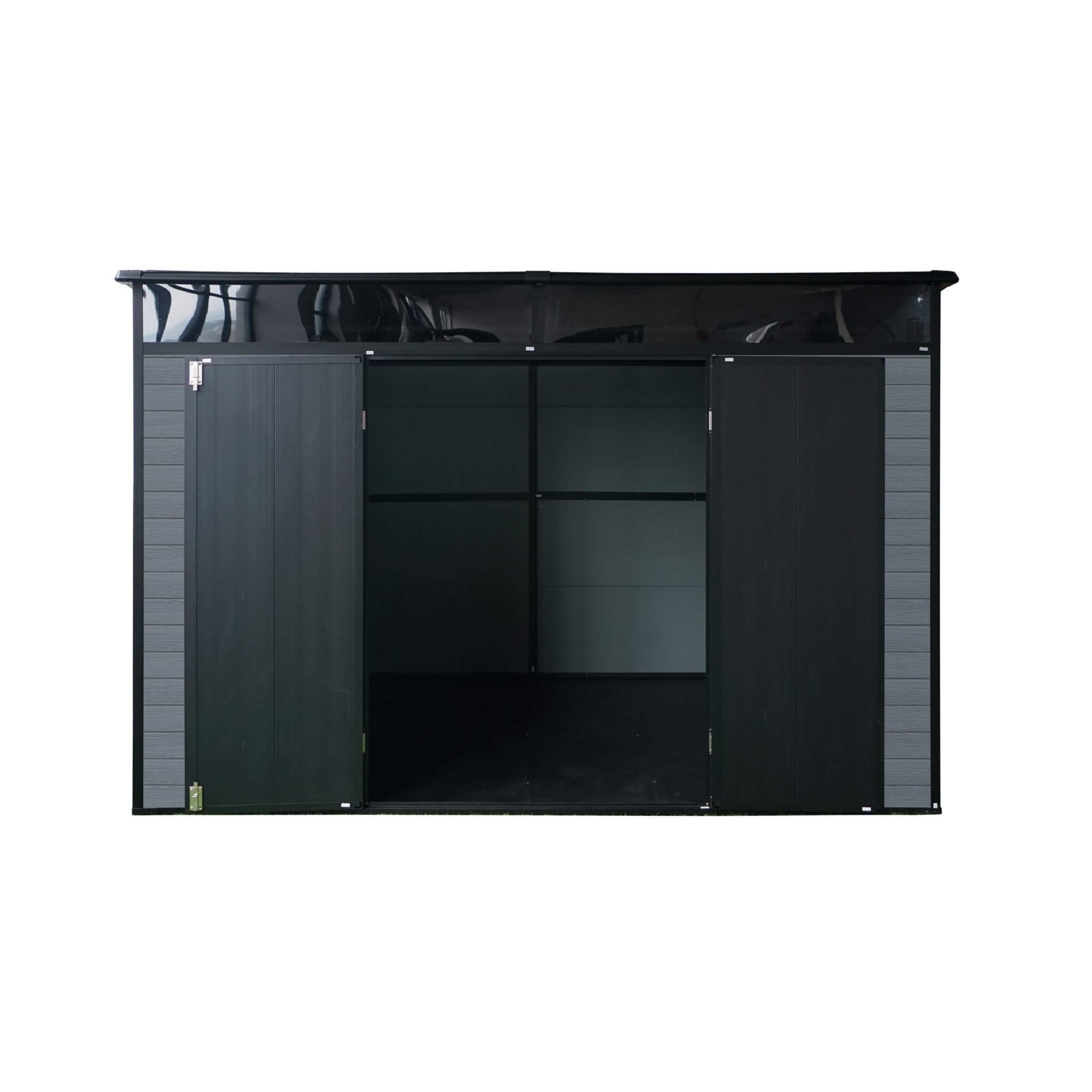 [07X10FT] Alora Outdoor Resin Garden Shed With Floor, Window, And Lockable Door (SAK25987)