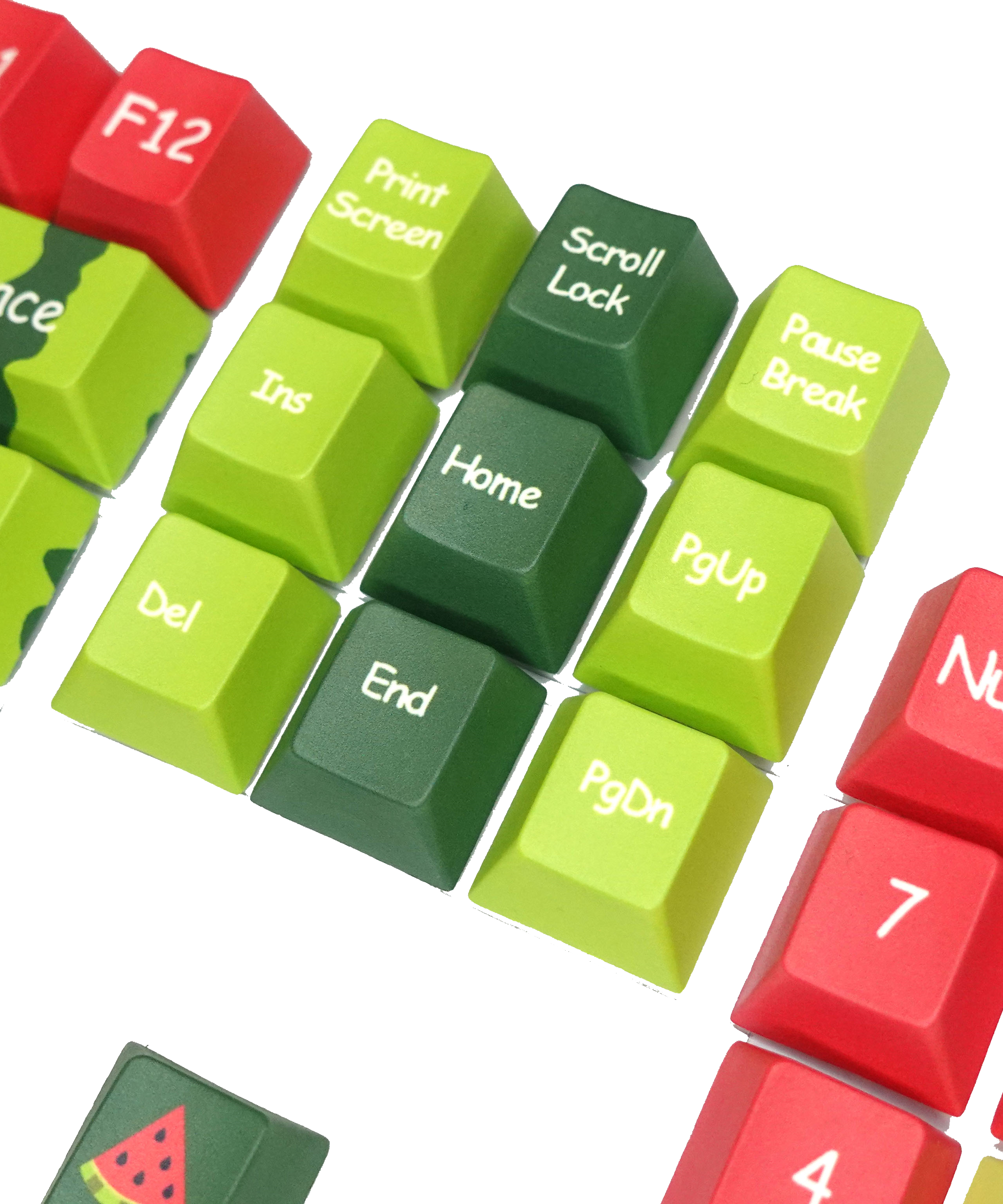 Watermelon Keycaps Set | Cute Fruits Keycap Sets Keyboard