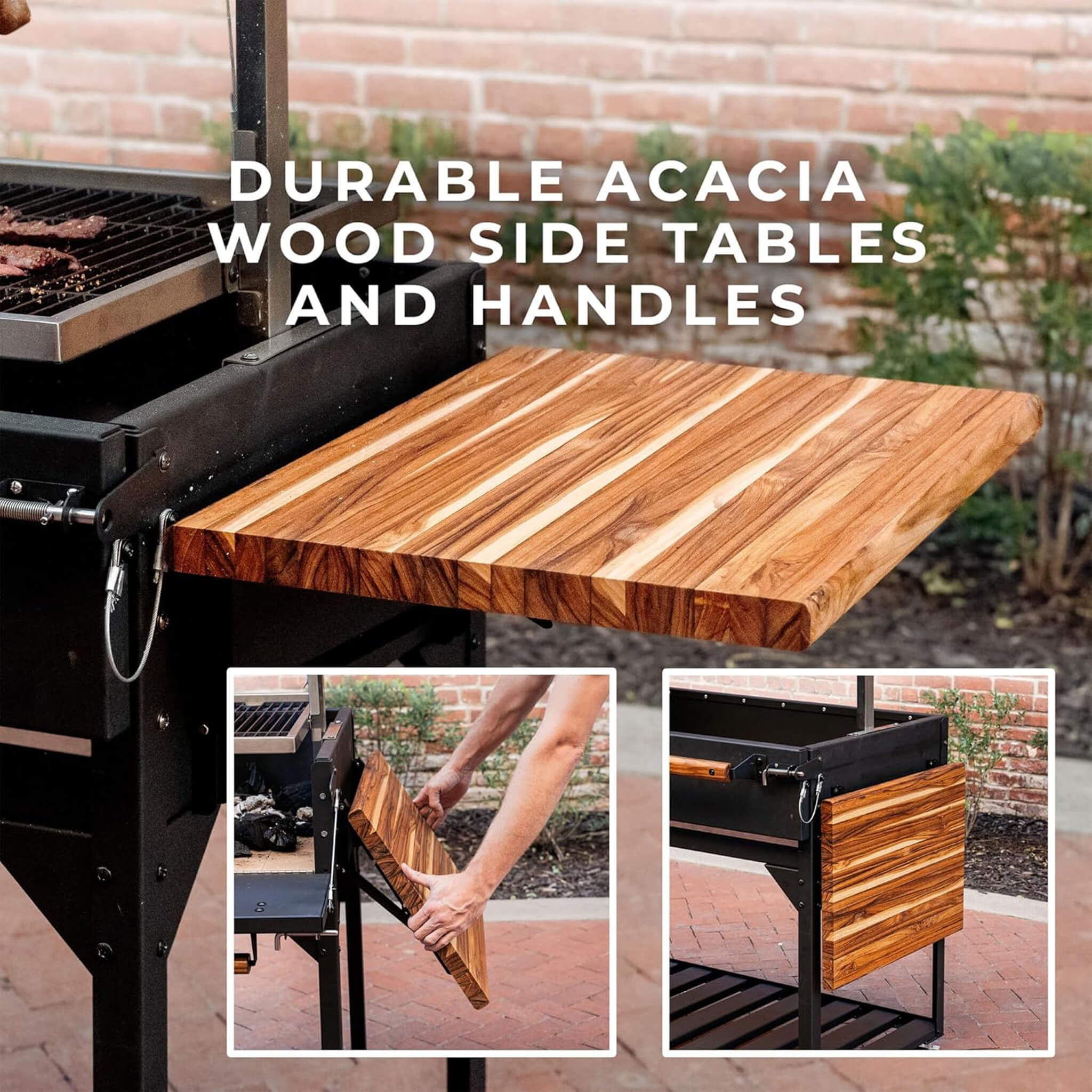 [09X02FT] Extra-Large Argentine Santa Maria Wood Fire And Charcoal BBQ Grill With Brasero (SAK75186)